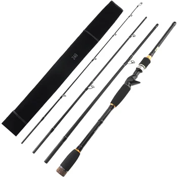 2.4m 4 Section Carbon Fiber Lure Fishing Rod EVA handle M Power Ultra Light Casting Fishing Pole
2.4m 4 Section Carbon Fiber Lure Fishing Rod EVA handle M Power Ultra Light Casting Fishing Pole