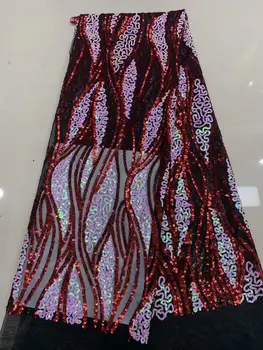 Latest African Fabrics Flowers High Quality 2020 Nigerian Net Lace Fabric with Sequins Sequence Lace for Women Dresses
Latest African Fabrics Flowers High Quality 2020 Nigerian Net Lace Fabric with Sequins Sequence Lace for Women Dresses