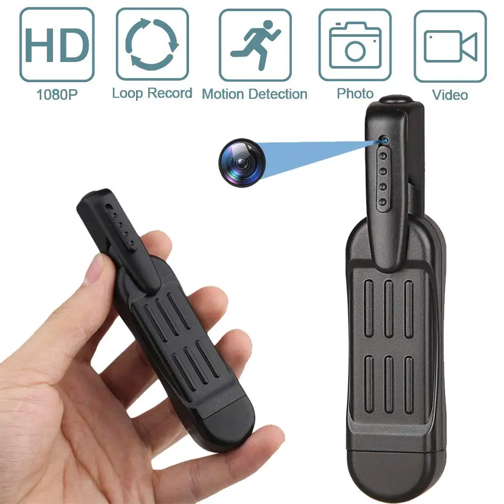 

HD 1080P Mini Camera Pen Camera Wearable Small Pen camcorder Mini DVR Digital Mini DVR Video Conference Recorder Pocket Cop cam