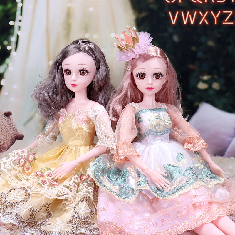 60 см Bjd 1/3 Модная Кукла с одеждой и обувью в комплекте длинные волосы Женское