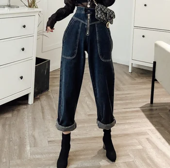 2020 Spring autumn fashion straight jeans women high waist loose wide leg jeans
2020 Spring autumn fashion straight jeans women high waist loose wide leg jeans