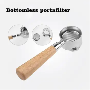 51mm Bottomless Porta filter Professional Coffee Espresso Machine Handle Coffee Tools Coffee Accessories
51mm Bottomless Porta filter Professional Coffee Espresso Machine Handle Coffee Tools Coffee Accessories