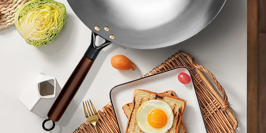 Traditional Iron Wok, Non-coating Woks Hand forged For Kitchen Pan Wooden Handle Wok Kitchen Gas Pot Cookware 14 Mallzona H9a9ce576601b41ebb8753ecee1788c2eg Traditional Iron Wok, Non-coating Woks Hand forged For Kitchen Pan Wooden Handle Wok Kitchen Gas Pot Cookware Mallzona