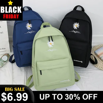 Fashion Canvas Women School Bag Shoulder Bag Daisy Flower Embroidery Backpack for Teenage Girl Student Travel Mochila Bagpack
Fashion Canvas Women School Bag Shoulder Bag Daisy Flower Embroidery Backpack for Teenage Girl Student Travel Mochila Bagpack
