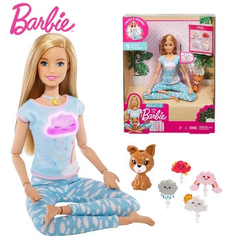 Barbie's Meditation Time To Play with Five Sound and Light Modes and A Variety of Moods with Children's Birthday Gifts and Toys 
Barbie's Meditation Time To Play with Five Sound and Light Modes and A Variety of Moods with Children's Birthday Gifts and Toys