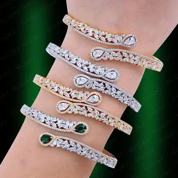 GODKI Luxury Angle Wing 2PC Bangle Ring Set Jewelry Sets For Women Wedding Cubic Zircon Crystal CZ aretes de mujer modernos 2019 
GODKI Luxury Angle Wing 2PC Bangle Ring Set Jewelry Sets For Women Wedding Cubic Zircon Crystal CZ aretes de mujer modernos 2019