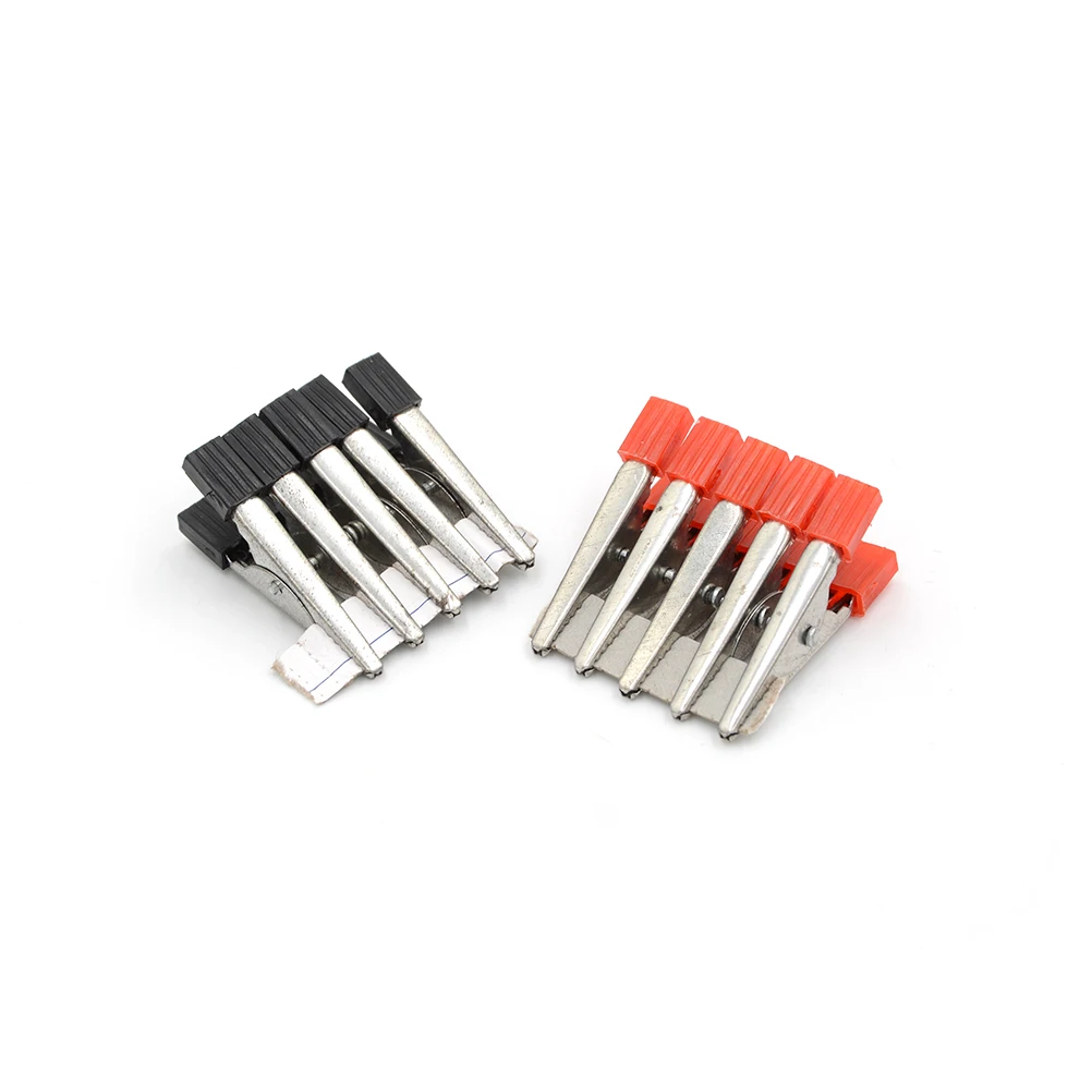 10pcs/lot Insulated Crocodile Clips Plastic Handle Cable Lead Testing Metal Alligator Clips Clamps 32mm Length
10pcs/lot Insulated Crocodile Clips Plastic Handle Cable Lead Testing Metal Alligator Clips Clamps 32mm Length