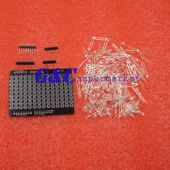 LOL Shield Matrix Lots of LEDs for Charlieplexed Display DIY Blue diy electronics
LOL Shield Matrix Lots of LEDs for Charlieplexed Display DIY Blue diy electronics