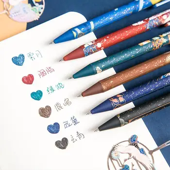6 Colors Chinese Antiquity Ballpoint Pen Stationery Colorful Multicolor account Multicolored Pens pen Refill hand N3Y2
6 Colors Chinese Antiquity Ballpoint Pen Stationery Colorful Multicolor account Multicolored Pens pen Refill hand N3Y2