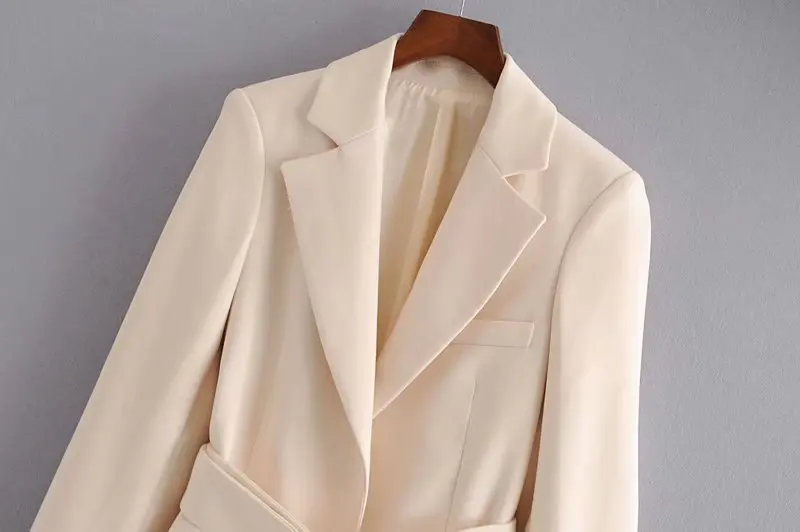 2019 Autumn New Style Western Style Simple Generous Solid Color with Belt Suit Jacket 79687007712
2019 Autumn New Style Western Style Simple Generous Solid Color with Belt Suit Jacket 79687007712