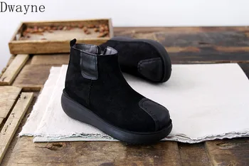 Literary Retro Martin Boots Thick-sole Plus Velvet Short Boots Mori Girl Student Casual Ankle Boots Handmade Flats Womens Boots
Literary Retro Martin Boots Thick-sole Plus Velvet Short Boots Mori Girl Student Casual Ankle Boots Handmade Flats Womens Boots