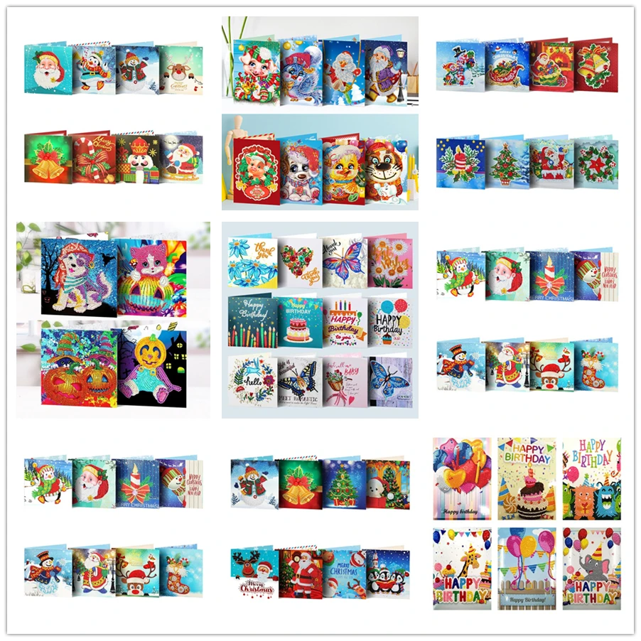 5D DIY Diamond Mosaic Greeting Cards Christmas Birthday Halloween Diamond Painting Kit Embroidery Birthday Gift Home Decoration
5D DIY Diamond Mosaic Greeting Cards Christmas Birthday Halloween Diamond Painting Kit Embroidery Birthday Gift Home Decoration