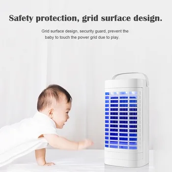 

Electric Mosquito Killer Lamp LED Silent Anti Mosquito Light Mosquitos Repeller Pest Fly Bug Zapper Catch Trap Home Pest Control