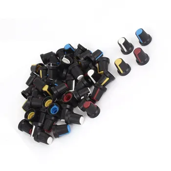 New Knurled Sleeve 6mm Hole Potentiometer Volume Control Knob Cap 60 Pcs 
New Knurled Sleeve 6mm Hole Potentiometer Volume Control Knob Cap 60 Pcs