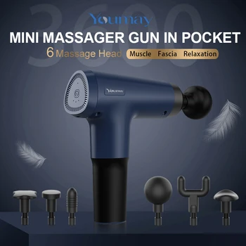 HOT Mini Professional 6 Head Massage Gun for Fascia Muscle Massager Athletes deep tissue percussion for Gym Office Home With Box 
HOT Mini Professional 6 Head Massage Gun for Fascia Muscle Massager Athletes deep tissue percussion for Gym Office Home With Box