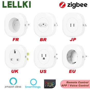 LELLKI Zigbee Power Plug Socket Smart Home EU UK US Japan Brazil French Remote Control With Zigbee Hub SmartThings Hue Alexa
LELLKI Zigbee Power Plug Socket Smart Home EU UK US Japan Brazil French Remote Control With Zigbee Hub SmartThings Hue Alexa