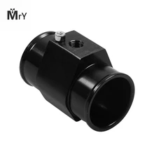 אלומיניום שחור מים מד טמפ מד משותף צינור רדיאטור חיישן מתאם מלחציים 32mm(China)