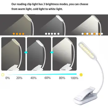 LED Book Light Clip On Reading Light Eye Care USB Charging Adjustable Table Lamp For Bookworms Bedroom Travel
LED Book Light Clip On Reading Light Eye Care USB Charging Adjustable Table Lamp For Bookworms Bedroom Travel