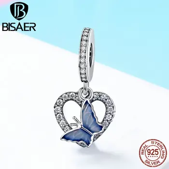 Pendant 925 Sterling Silver Blue Butterfly Crystal and Heart Pendants Charms for Women 925 Original Charm Bracelet Gift GXC818
Pendant 925 Sterling Silver Blue Butterfly Crystal and Heart Pendants Charms for Women 925 Original Charm Bracelet Gift GXC818