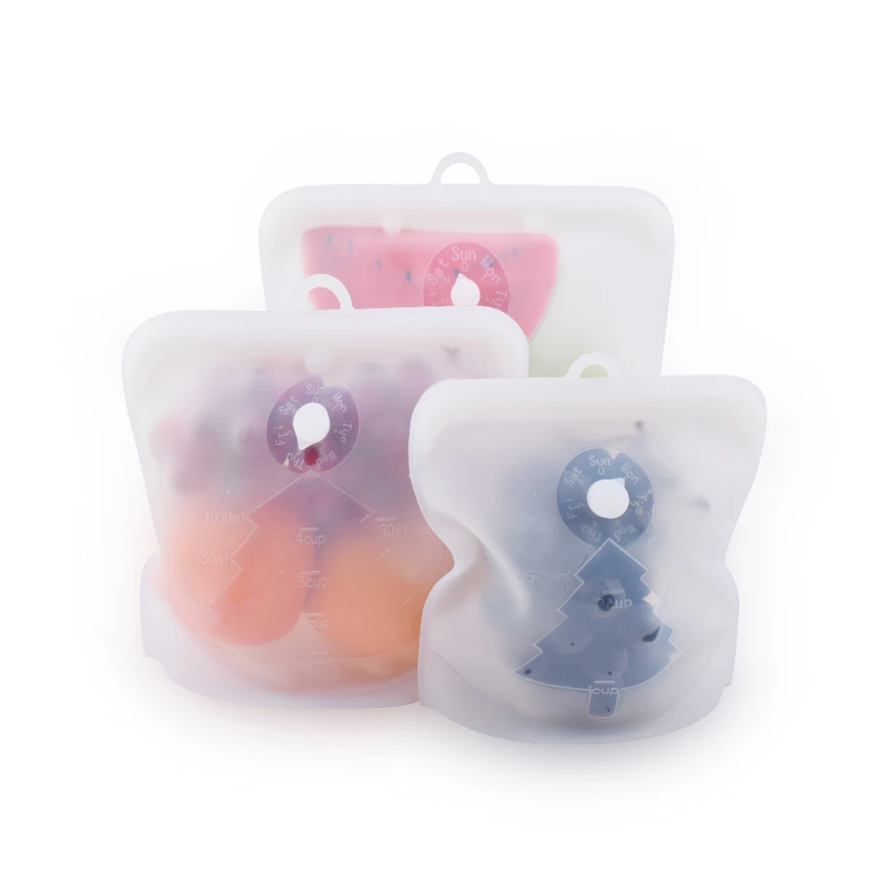 1Pc Silicone Food Bag Fresh Sealed Bags Reusable Preservation Zero Waste Ziplock Food Storage Bag Food Storage Containers 
1Pc Silicone Food Bag Fresh Sealed Bags Reusable Preservation Zero Waste Ziplock Food Storage Bag Food Storage Containers