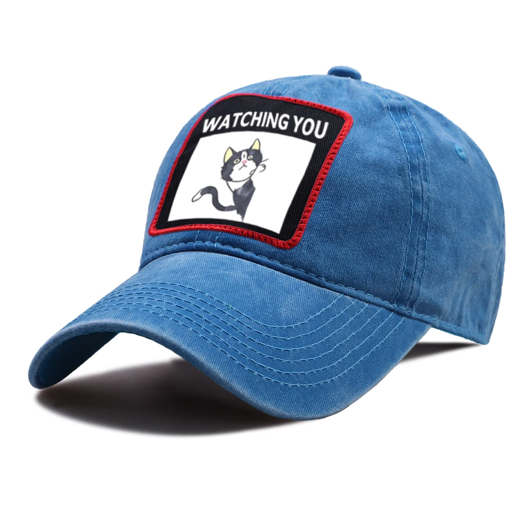 Watching You Cat Baseball Caps Women Outdoor Snapback Hat Harajuku Breathable Men Baseball Hats Cotton Unisex Cartoon Cat Cap
Watching You Cat Baseball Caps Women Outdoor Snapback Hat Harajuku Breathable Men Baseball Hats Cotton Unisex Cartoon Cat Cap