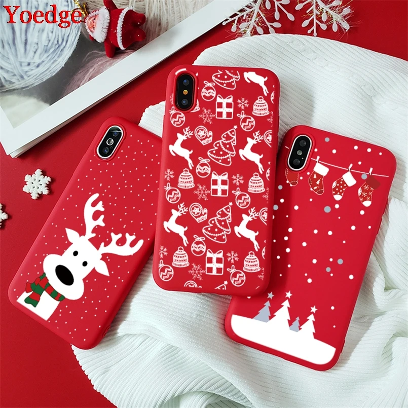 Red Matte Christmas Cartoon Soft TPU Cases For iPhone 7 8 6 6S Plus 10 11 Pro XS Max X XR XS Cover For iPhone 7 Plus Phone Case
Red Matte Christmas Cartoon Soft TPU Cases For iPhone 7 8 6 6S Plus 10 11 Pro XS Max X XR XS Cover For iPhone 7 Plus Phone Case