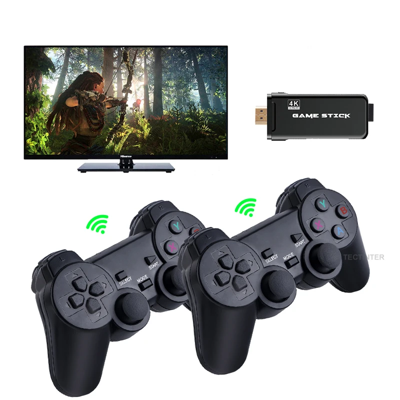 Video Game Console 2.4G Double Wireless Controller Gamepad Support PS1 Classic Retro Game Console 4K HDMI Output
Video Game Console 2.4G Double Wireless Controller Gamepad Support PS1 Classic Retro Game Console 4K HDMI Output
