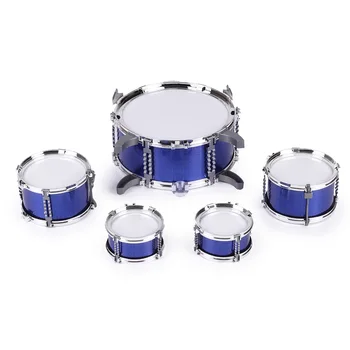 Beginners Kids Drum Set Musical Instrument Toy 5 Drums with Small Cymbal Stool Drum Sticks for Boys Girls
Beginners Kids Drum Set Musical Instrument Toy 5 Drums with Small Cymbal Stool Drum Sticks for Boys Girls