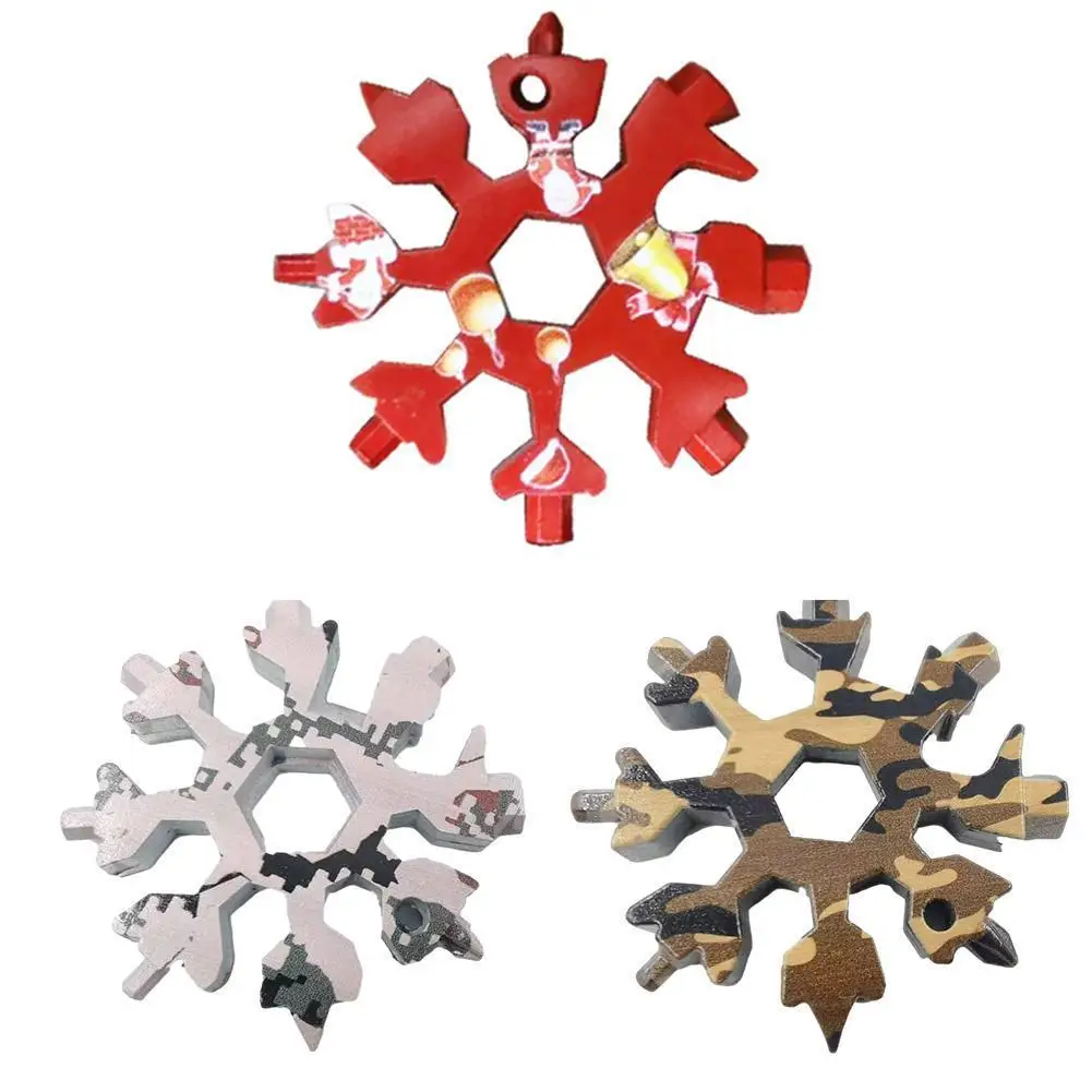 18 in 1 Multi-function Tool Hexagonal Octagonal Wrench Wrench Screwdriver Gadget Outdoor Snowflake Portable O6M3
18 in 1 Multi-function Tool Hexagonal Octagonal Wrench Wrench Screwdriver Gadget Outdoor Snowflake Portable O6M3