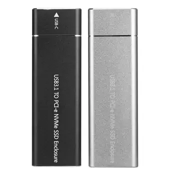 10Gbps Aluminium Alloy High-speed Transmission Type-C USB 3.1 to M.2 Solid State Hard Disk Case NVM Express HDD Enclosure
10Gbps Aluminium Alloy High-speed Transmission Type-C USB 3.1 to M.2 Solid State Hard Disk Case NVM Express HDD Enclosure