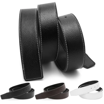 Men Faux Leather Lichee Pattern No Pin Buckle Belts Double Sides Stitching Strap U90E
Men Faux Leather Lichee Pattern No Pin Buckle Belts Double Sides Stitching Strap U90E