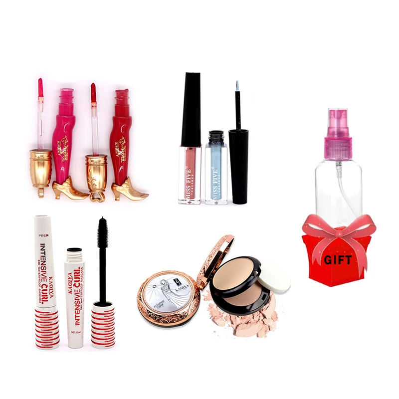 Cosmetic Makeup Set Lipstick Lip Gloss Eyeliner Mascara Blush Liquid Foundation Powder Cake Eye Shadow Eyebrow Pencil Concealer
Cosmetic Makeup Set Lipstick Lip Gloss Eyeliner Mascara Blush Liquid Foundation Powder Cake Eye Shadow Eyebrow Pencil Concealer
