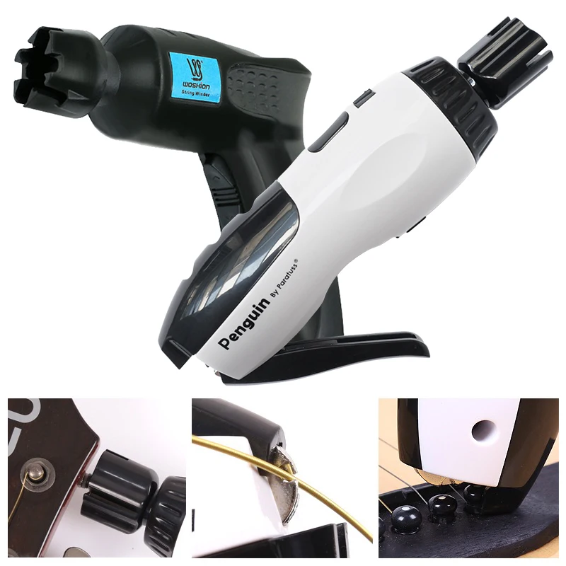 Woshion Multi-functional Luthier Tool Restringing Tools Motorized Guitar String Winder, String Cutter,bridge Pin Puller
Woshion Multi-functional Luthier Tool Restringing Tools Motorized Guitar String Winder, String Cutter,bridge Pin Puller