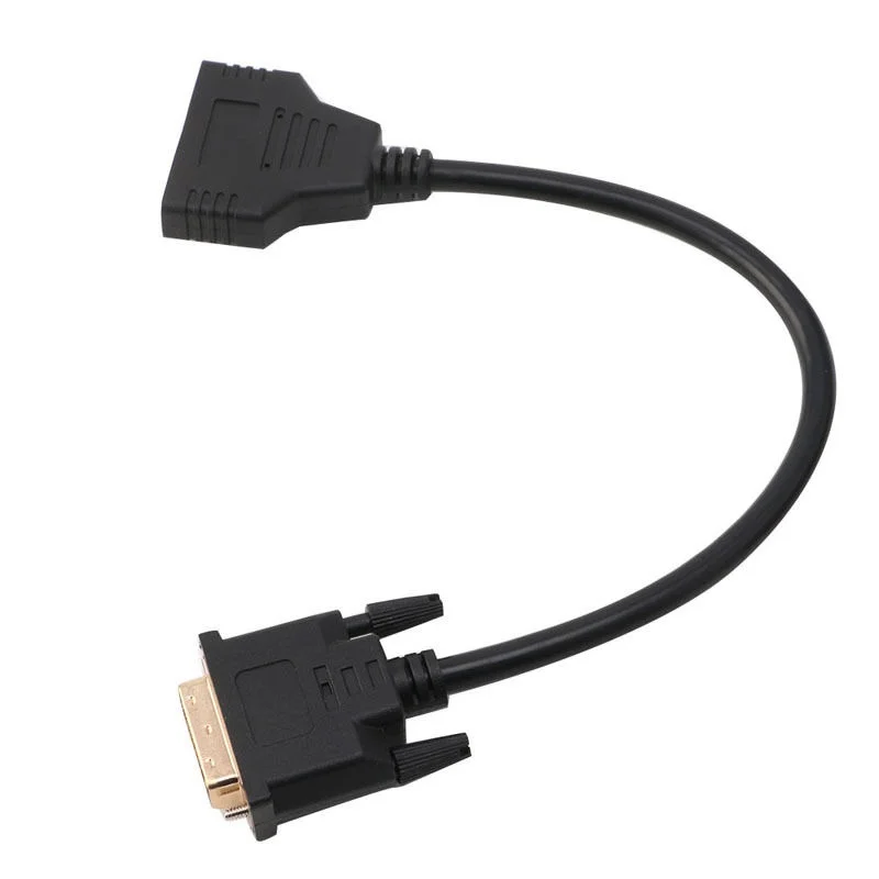 High Quality 30cm DVI-D Male 24+1 To Two HDMI Dual Female Splitter Video Adapter Converter Cable Wire Digital Cables Video HDMI 
High Quality 30cm DVI-D Male 24+1 To Two HDMI Dual Female Splitter Video Adapter Converter Cable Wire Digital Cables Video HDMI