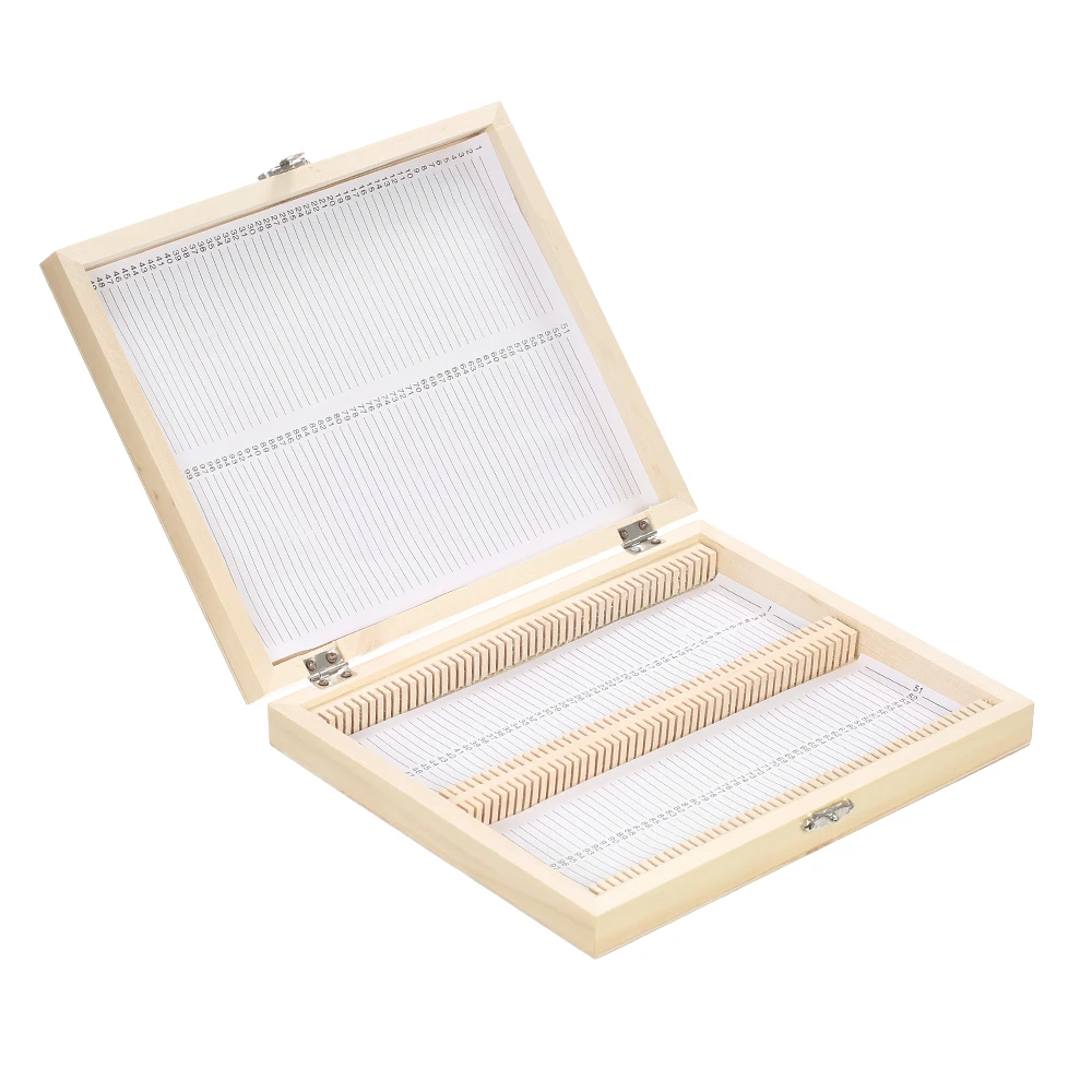 KKmoon 100-Places Wooden Slide Storage Box Biological Microscope Digital Microscope Accessories for Prepared Microscope Slides
KKmoon 100-Places Wooden Slide Storage Box Biological Microscope Digital Microscope Accessories for Prepared Microscope Slides