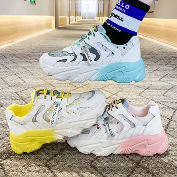 Summer 2020 offer! Vulcanized Women Sneakers Breathable Rainbow Color Fashion Casual Height Increasing Thick Women Footwear
Summer 2020 offer! Vulcanized Women Sneakers Breathable Rainbow Color Fashion Casual Height Increasing Thick Women Footwear