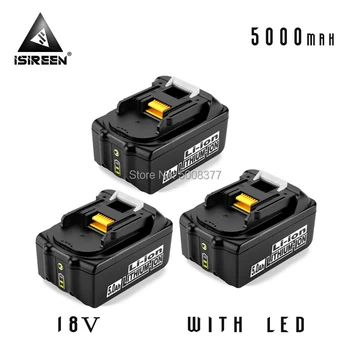 18V 5000mAh BL1850 Lithium Ion Battery Replacement for Makita BL1840 BL1830 Power Tool Rechargeable Battery Packs BL1815 LXT400
18V 5000mAh BL1850 Lithium Ion Battery Replacement for Makita BL1840 BL1830 Power Tool Rechargeable Battery Packs BL1815 LXT400