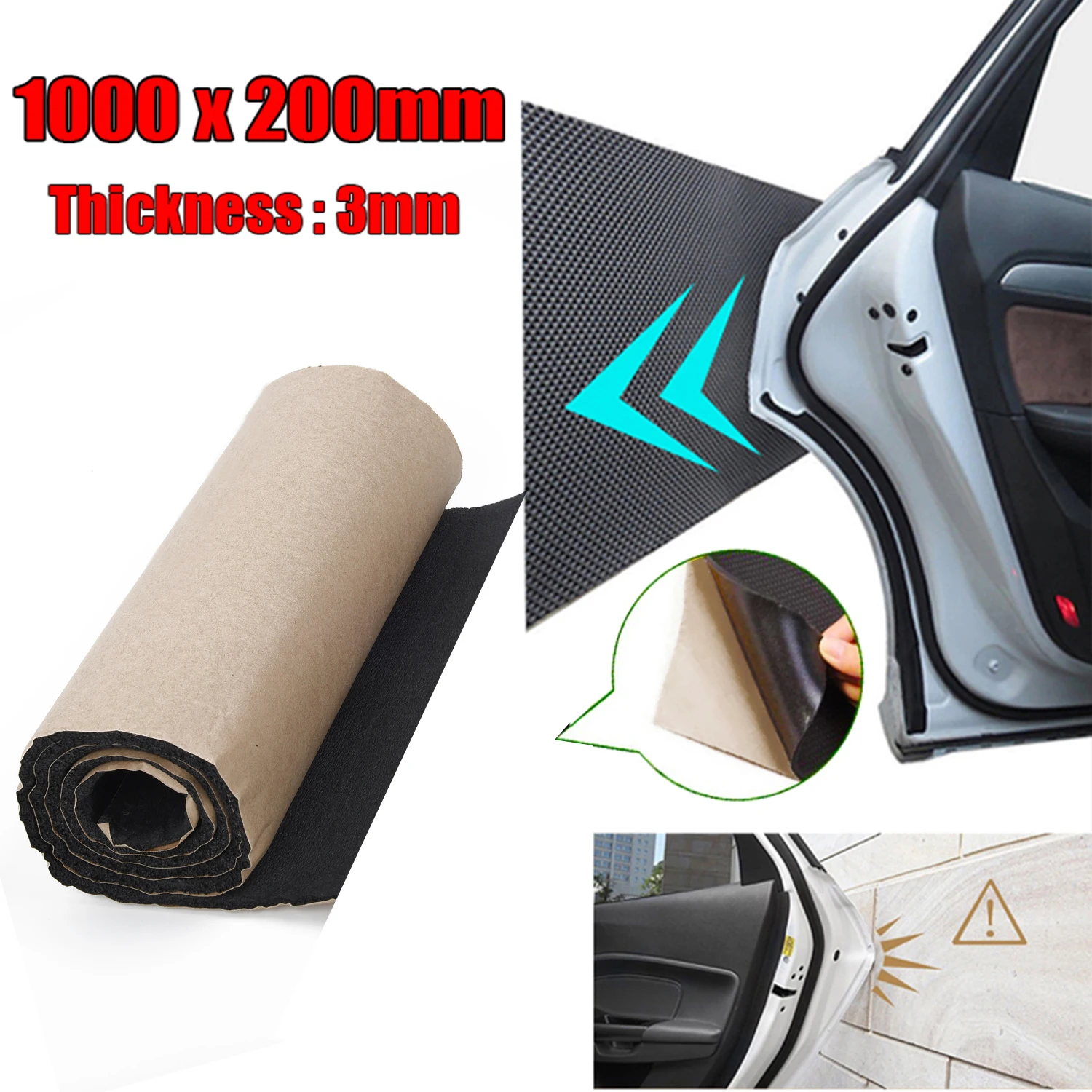 100x20cm EVA Car Door Protection Mat Garage Rubber Wall Guard Bumper Safety Parking Bodywork Guard Anti Scratch Self Adhesive
100x20cm EVA Car Door Protection Mat Garage Rubber Wall Guard Bumper Safety Parking Bodywork Guard Anti Scratch Self Adhesive