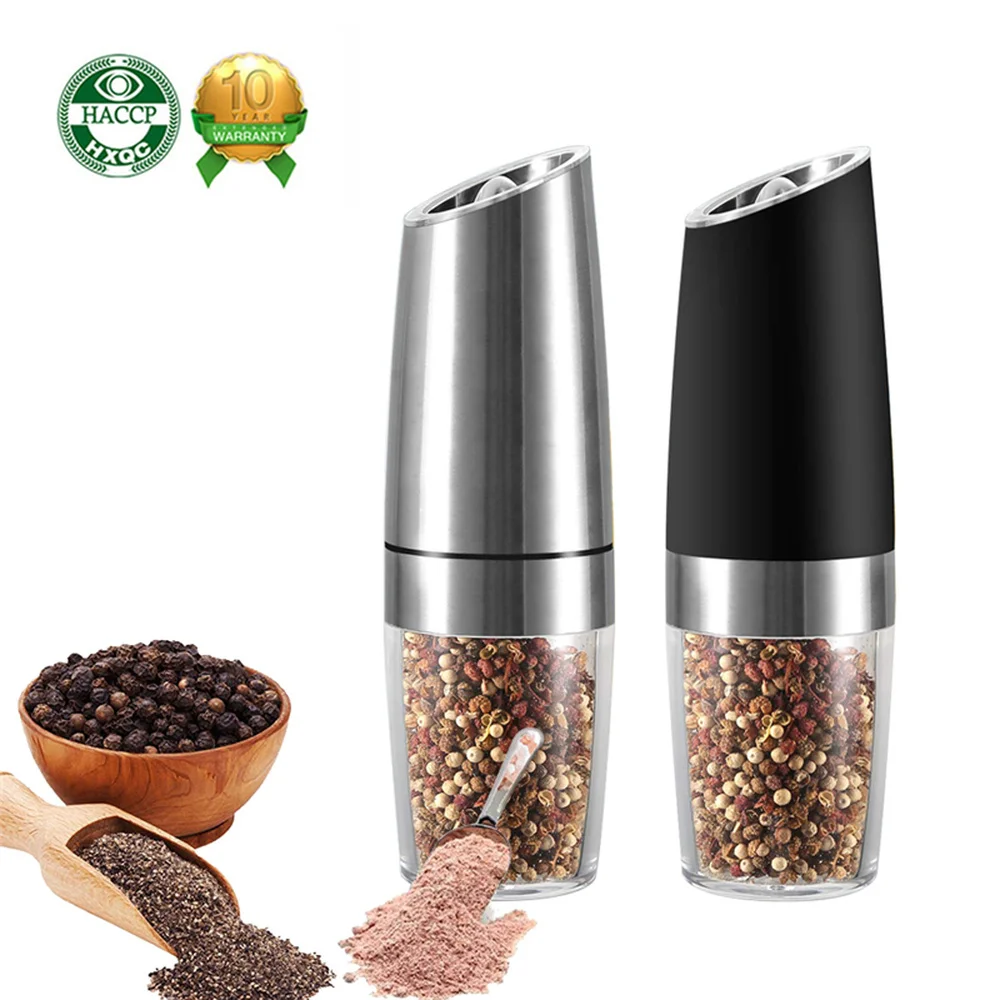 Automatic Salt and Pepper Grinder Gravity Induction Mill Adjustable Ceramic Grinding with LED Light Kitchen Spice Grinder Tools
Automatic Salt and Pepper Grinder Gravity Induction Mill Adjustable Ceramic Grinding with LED Light Kitchen Spice Grinder Tools