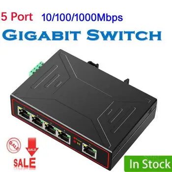 5 Port Gigabit Switch Ethernet Switcher 1000Mbps Ethernet Network Switch RJ45 Hub Internet Splitter Full or Half duplex Exchange
5 Port Gigabit Switch Ethernet Switcher 1000Mbps Ethernet Network Switch RJ45 Hub Internet Splitter Full or Half duplex Exchange