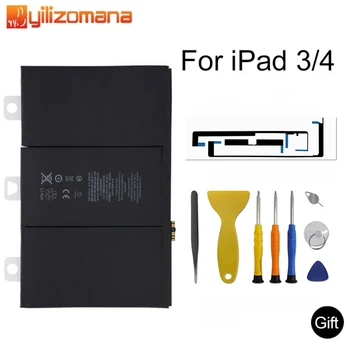 YILIZOMANA Original Tablet Battery for iPad 3/4 rd 11560mAh A1403 A1416 A1430 A1433 A1459 A1460 A1389 replacement battery +Tools
YILIZOMANA Original Tablet Battery for iPad 3/4 rd 11560mAh A1403 A1416 A1430 A1433 A1459 A1460 A1389 replacement battery +Tools