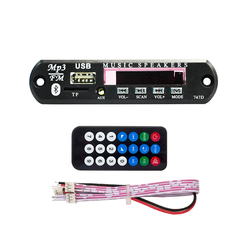 MP3 WMA Bluetooth Decoder Board Car Kit MP3 Player Music USB FM Radio TF USB 3.5 Mm AUX Audio MP3 Module For Car accessories
MP3 WMA Bluetooth Decoder Board Car Kit MP3 Player Music USB FM Radio TF USB 3.5 Mm AUX Audio MP3 Module For Car accessories