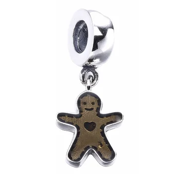 Authentic 925 Sterling Silver Animal Bead Charm Enamel Gingerbread Man Pendant Beads Fit Pandora Bracelet Bangle Jewelry
Authentic 925 Sterling Silver Animal Bead Charm Enamel Gingerbread Man Pendant Beads Fit Pandora Bracelet Bangle Jewelry