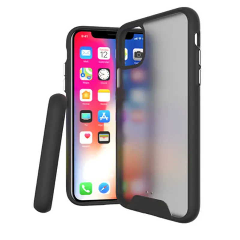11 High End Semi Transparent TPU PC Mobile Phone Case Anti fall Cover For IPhone XI/XIR/XI Max Black!
11 High End Semi Transparent TPU PC Mobile Phone Case Anti fall Cover For IPhone XI/XIR/XI Max Black!