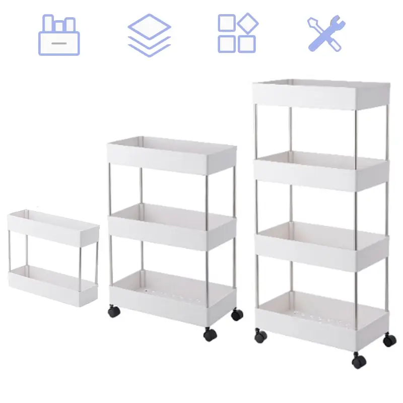 3 Tier/4 Tier Slim Storage Cart Mobile Shelving Unit Organizer Slide Out Storage Rolling Utility Cart Rack for Kitchen Bathroom
3 Tier/4 Tier Slim Storage Cart Mobile Shelving Unit Organizer Slide Out Storage Rolling Utility Cart Rack for Kitchen Bathroom