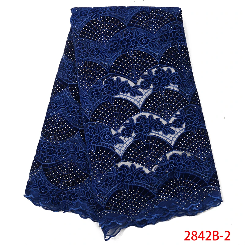 Royal Blue High Quality Velvet Lace Nigerian Laces Fabric African Fabric Lace French Fabric with Stones KS2842B
Royal Blue High Quality Velvet Lace Nigerian Laces Fabric African Fabric Lace French Fabric with Stones KS2842B