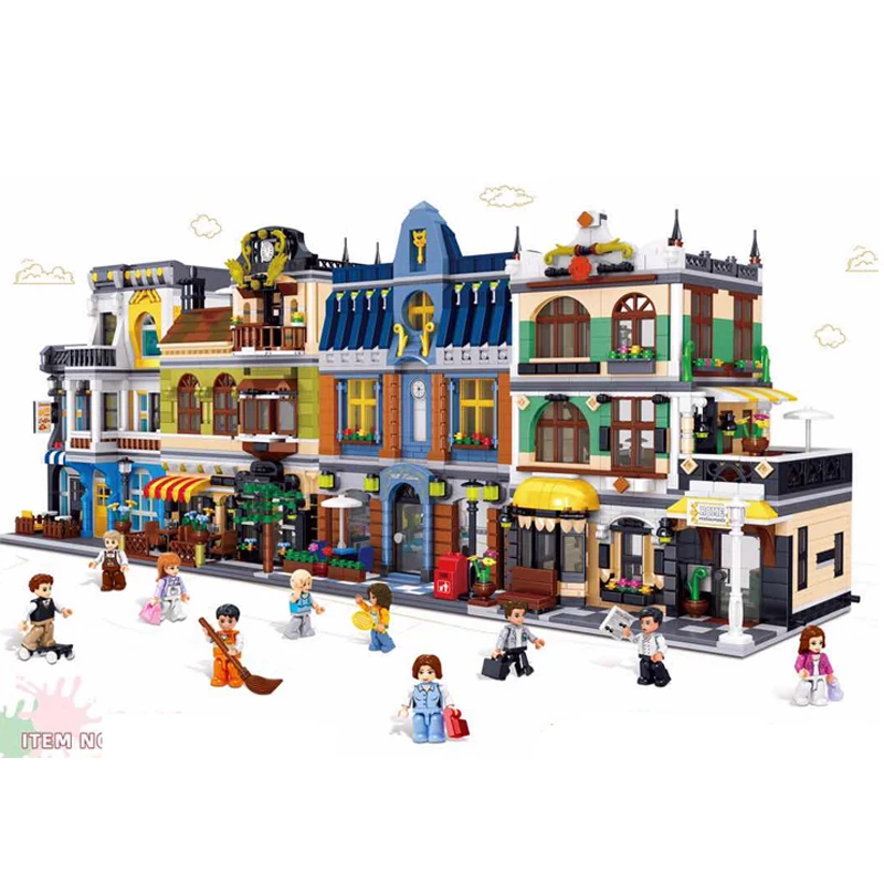 2020 Legoingl DIY Series Toys Streetscape Compatible Legoingl DIY QL0934 0935 0936-37 Buildin Blocks Toys for Kids Birthday Gift
2020 Legoingl DIY Series Toys Streetscape Compatible Legoingl DIY QL0934 0935 0936-37 Buildin Blocks Toys for Kids Birthday Gift