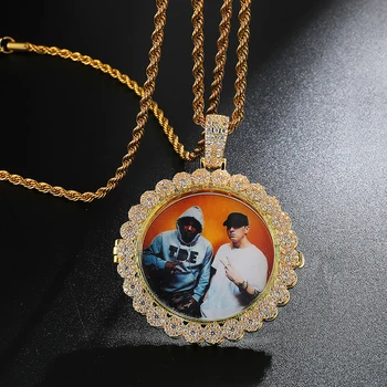 Hip Hop Custom Made Photo Roundness Openable Iced Out Bling Cubic Zircon Personalized Necklace & Pendant For Men Jewelry
Hip Hop Custom Made Photo Roundness Openable Iced Out Bling Cubic Zircon Personalized Necklace & Pendant For Men Jewelry