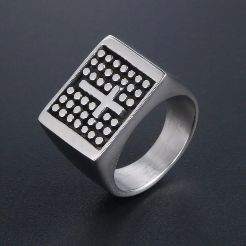 Retro Polka Dot Cross Pattern Wide Ring Jesus Ring Men's and Women's Gothic Party Jewelry Accessories Birthday Holiday Gifts
Retro Polka Dot Cross Pattern Wide Ring Jesus Ring Men's and Women's Gothic Party Jewelry Accessories Birthday Holiday Gifts