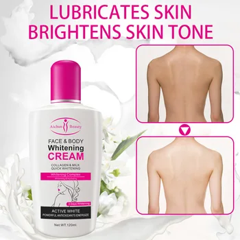 120ML Makeup Skin Bleaching Oil Control Smooth Home Travel Portable Collagen Milk Leg Moisturizing Brightening Face Body Cream
120ML Makeup Skin Bleaching Oil Control Smooth Home Travel Portable Collagen Milk Leg Moisturizing Brightening Face Body Cream